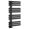 Kúpeľňový radiátor, vodný Sapho 395 W 500 x 972 mm, čierny