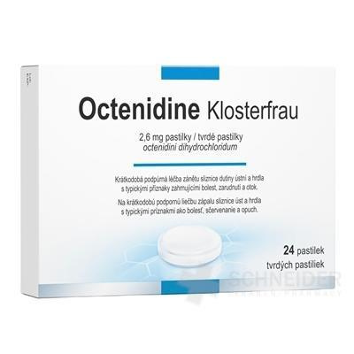 Octenidine Klosterfrau pas ord 2,6 mg (blis.PVC/PVDC/Al) 1x24 ks