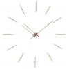 Designové nástěnné hodiny Nomon Merlin Walnut 125cm