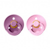 BIBS COLOUR Kaučukový Guľatý cumlík 2ks 0-6m Varianta: lavender-baby-pink