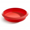 Lékué Forma na koláč 24 cm, červená, silikón