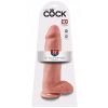 Dildo vaginálne King Cock 30,5 cm telovej farby
