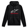 ALPINESTARS mikina ALWAYS HOODIE 3, ALPINESTARS (černá/bílá/červená) - S