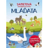 Sametová samolepková knížka Mláďata
