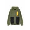 Pokémon - Pikachu Men's Sherpa Zipper Hoodie Velikost: L, Barva: Green