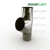 ROOFART Napojenie zvodu RB 100mm - hnedá (RAL 8019)