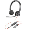 HP Poly Blackwire C3325-M slúchadlá do uší káblové, 8X222AA, stereo, čierna, Redukcia šumu mikrofónu; 8X222AA