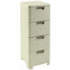 Curver Style skrinka 4 x 14 l biela