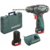 Aku príklepový skrutkovač METABO PowerMaxx SB Basic 2x2,0Ah - 600385500
