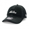 Kšiltovka New Era - Contrast Stitch 9TWENTY - Black / White velikost One Size (56-59 cm)