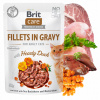 Mokré krmivo pre mačky Brit Care Cat Fillets in Gravy kačica 85g sterilizované