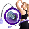 Hula hop s výstupkami DrFit 120 cm fialový