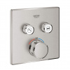 Grohe Grohtherm SmartControl - Termostatická batéria pod omietku s 2 ventilmi, supersteel 29124DC0