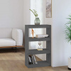 vidaXL Knižnica/deliaca stena sivá 60x30x103,5 cm masívna borovica - Sivá - 2936-144762