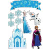 CUKROVÁ TLAČ jedlý obrázok na tortu Cukrová hmota FROZEN ELSA ANNA KRAJINA ĽADU #