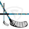ZONE ZUPERHERO KIDZ F35 (THIN) BLACK + BALL 65cm (=75cm) pravá (pravá ruka dole)