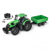TAMIYA-CARSON Deutz RC traktor 8280 TTV s prívesom RTR 1:16