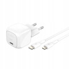 Belkin Nabíjačka USB-C PD 30W, malá, biela + Lightning kábel