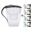 Filtračná kanvica fľaša - DAFI Astra Unimax Black džbán 3L + 4 ks Filter (Jug Dafi Astra Unimax Czarny 3L + 4 PCS Filter)