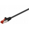 Patchcord Goobay S/FTP 6 RJ45 / RJ45 25 m čierny