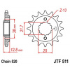 JT Reťazové koliečko JT JTF 511-16 16T, 520