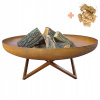 Záhradné ohnisko Corten Deep 120 cm + ZDARMA (Záhradné ohnisko Corten Deep 120 cm + ZDARMA)