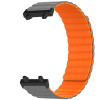 AC mobile Magnetický Silikónový pásek pro Amazfit T-Rex 2 Barva: Šedo-oranžová