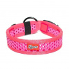 Tamer obojek Softy růžový - šířka 3,8 cm, obvod krku 45-51 cm