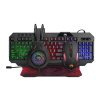Marvo CM430 CZ/SK, komplet herní, černý, podsvícený