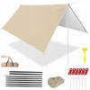 Skladací tarp 210D Oxford 3x3 m pre 8-12 osôb s UV50+