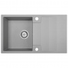 Kuchinox Rab, 1-komorový granitový drez 760x440x160 mm, šedá, LAV-SBF_511Y