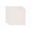 Jollein Pleny 3 ks 70x70 cm Miffy Stripe Biscuit