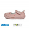 D.D.STEP kožené barefoot balerínky H073 srdiečka - baby pink Veľkosť-obuvi: 20