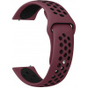 Remienok Eternico Sporty Universal Quick Release 22mm Solid Black and Bordo (AET-U22SP-BLBO)