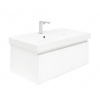 Swiss aqua technologies Koupelnová skříňka s baterií a umyvadlem SAT Evolution 1 78x30x44,8 cm bílá mat SATEVO80WMU1B
