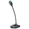 NEDIS NEDIS stolný herný mikrofón/ ohybné rameno/ tlačítko stlmenia/ USB/ 3,5mm jack/ citlivosľ -30dB/ čierno-modrý