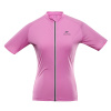 ALPINE PRO SAGENA 2 RUŽOVÁ DÁMSKY CYKLISTICKÝ DRES S REFLEXNÝMI PRVKAMI XS