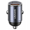 USAMS Nabíjačka do auta 1xUSB+1xUSB-C C38 30W PD Fast Charge CC206CC01