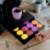 Kovový držiak na kapsule - k 20 ks Dolce Gusto kapsulám - 300 x 240 x 70 mm - matný čierny