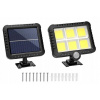Uličná lampa - Solárna lampa s pohybom a súmrak senzor 120 LED halogén (Solárna lampa s pohybom a súmrak senzor 120 LED halogén)