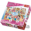 Trefl Disney princezny Veselé krásky 4v1 35,48,54,70 dielov
