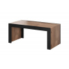 Cama MILA 120x60x50 cmdub wotan antracit drevo 120 cm x 50 cm x 60 cm
