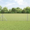 zahrada-XL Plot s stĺpmi Strieborná 0.6 x 10 m Oceľ 3351564