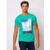 Heavy Tools pánske tričko s krátkymi rukávmi MANILA ocean, Ocean, S, M, L, XL, 2XL, 3XL