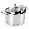Hrniec nerez + pokr. 24cm/5,9L s výlevkou LEO