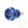 Skrutka výpusť oleja MAG JMP BO M14X1.50 mm 12 mm Titan blau Pre Yamaha XV 1600 Wild Star / XV 1700 Road Star 1999-2005