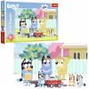 PUZZLE 100 VESELÝ SVET BLUEY A BINGO RODINA PSY SKLADAČKA 5+ TREFL