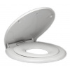 AQUALINE WC sedadlo s integrovaným detským sedadlom, soft close. polypropylén FS125