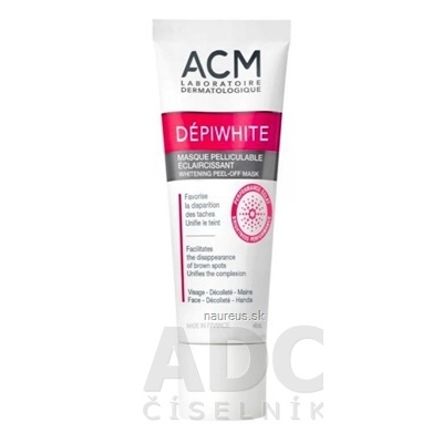 Laboratoire Dermatologique ACM SAS ACM DÉPIWHITE zosvetľovacia zlupovacia maska 1x40 ml 40ml