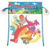 Penové puzzle do vody Barney & Buddy Dinosaury